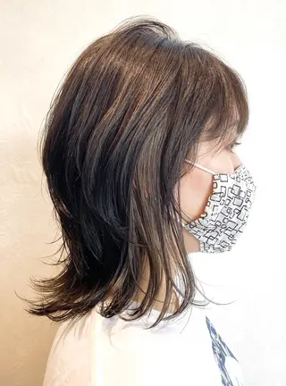 ミディアム Strawberry所属・原田 志保のヘアスタイル