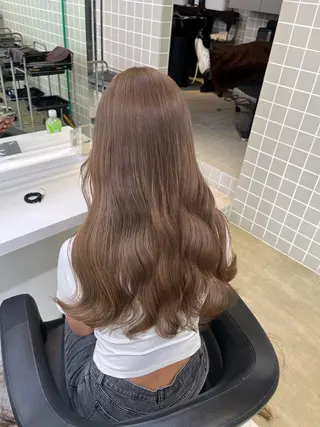 ロング カラー 🎀暖色/ラベンダー /paru🤍のヘアスタイル