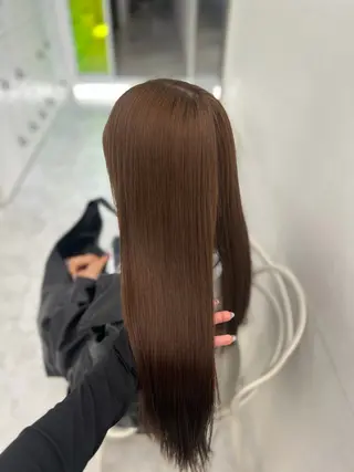 カラー 透ける透明感カラー 🤍anju🎀のヘアスタイル