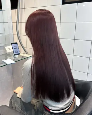 ロング カラー 表参道♡暗髪^ྀི 艶カラー♡アユミのヘアスタイル