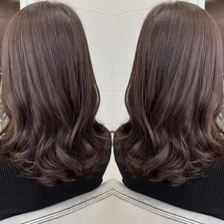 セミロング カラー BOOTH share salon所属・ハタケヤマヨシキ ／BOOTHのヘアスタイル