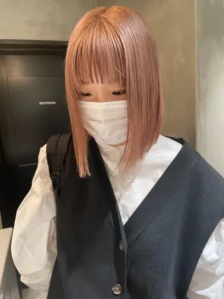 ミディアム カラー classic 新横浜所属・大人girly🛋️ 🤍yukakoのヘアスタイル