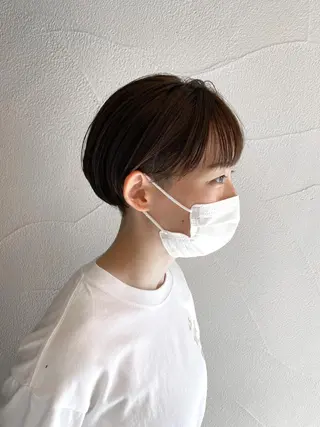 ショート ハイトーン×似合わせ 🌱中川慎之介のヘアスタイル