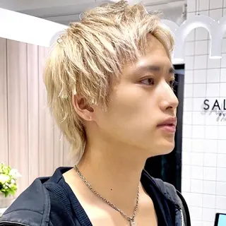 メンズ メンズカット/ センターパートkiiのヘアスタイル