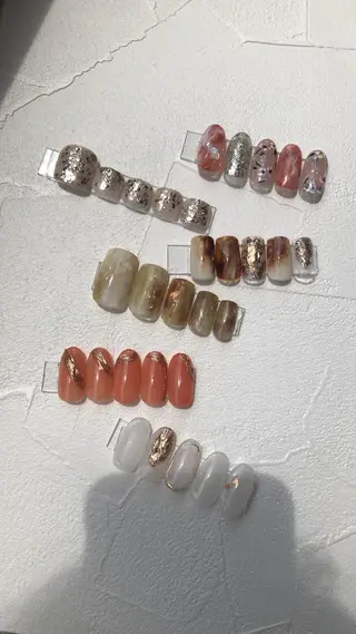 ネイル 黒葛原 めぐみのネイルデザイン