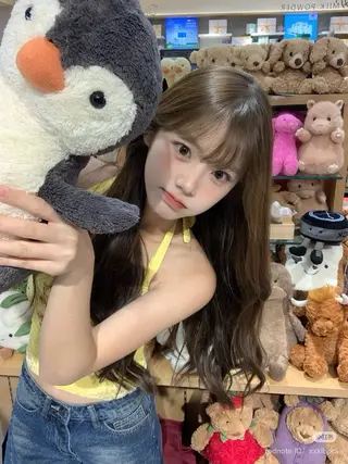 ロング カラー 莉乃/縮毛矯正/髪質 改善/艶カラーのヘアスタイル