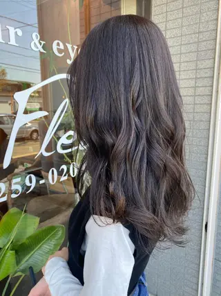 ロング Un Fleur所属・立野 希沙のヘアスタイル