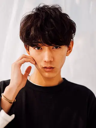 パーマ メンズ 氏家 桜のヘアスタイル