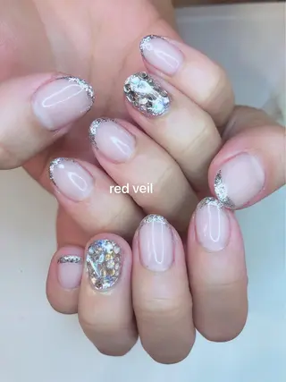 ミディアム ネイル 長さ出し専門 nynaのネイルデザイン