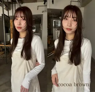 カラー miku/天神 艶カラーのヘアスタイル