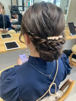 ロング ✨色持ちの良い艶 カラー✨蟹江真世のヘアスタイル