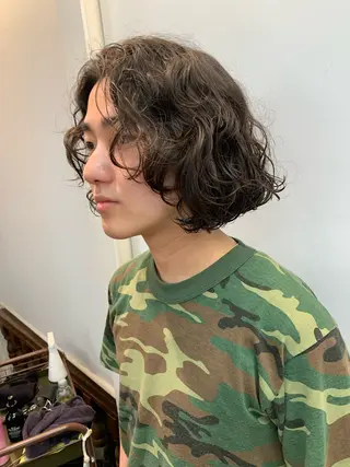 ミディアム ボブ✨パーマ🌀/ ヒロキのヘアスタイル
