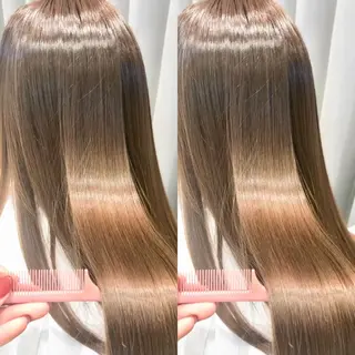 ロング カラー パーマ ヘアアレンジ 盛れる韓国ヘア♡ 🌻鈴木花🌈のヘアスタイル