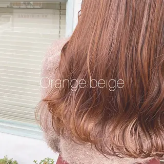 セミロング カラー 𓅰なかがわ ふみな𓅯のヘアスタイル