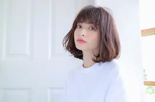 ショート カラー パーマ ヘアアレンジ JYUNESU OMOTESANDO所属・【店長】 マツモトタクヤのヘアスタイル