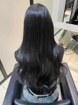 ロング カラー グレージュ/透明感/ 韓国ヘア/RISAのヘアスタイル