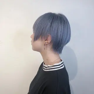 ショート カラー _WHITE 天王寺のヘアスタイル