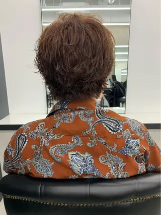 ショート パーマ メンズ kimika🥑 メンズ/髪質改善のヘアスタイル