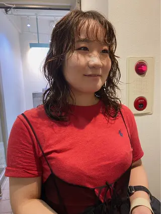 ロング パーマ 鷲田 晴輝のヘアスタイル