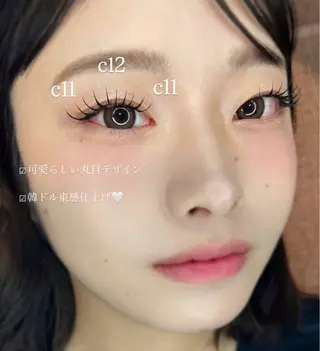 マツエク・マツパ MODEk's TESORO柿崎流依のマツエク・マツパデザイン