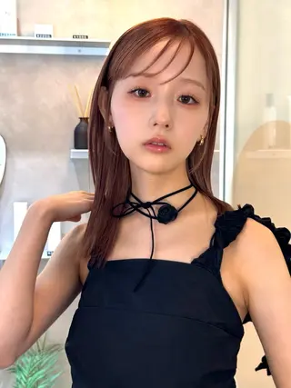 ミディアム カラー ヘアアレンジ 女性スタイリスト専門サロン Zina 天神所属・NANA／trend style🕊🍑のヘアスタイル