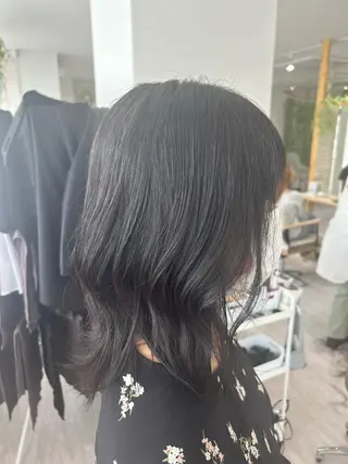 ミディアム カラー 💙まこと💙艶 カラー(Rico)のヘアスタイル