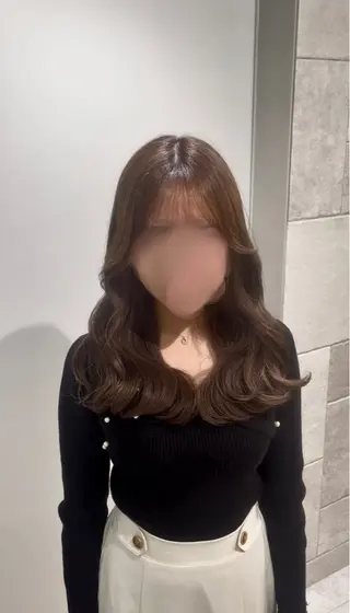 セミロング カラー モデル様募集中 🎀🫧HARUNAのヘアスタイル
