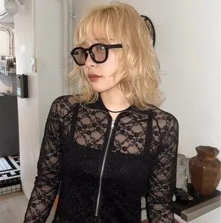 ミディアム カラー hair salon　丹tan所属・Rena✴︎トレンド ×スタンダードMIXのヘアスタイル