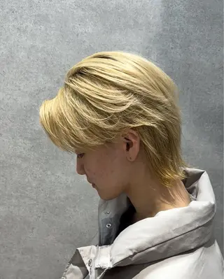 ショート カラー パーマ メンズ 因幡 颯のヘアスタイル