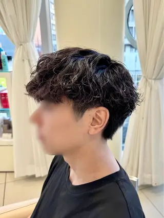 パーマ メンズ 【𝐀𝐬𝐡-池袋 】ひな 🎀💭のヘアスタイル