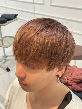 カラー メンズ 女性モデル募集中‼️ メンズパーマ片岡優介のヘアスタイル