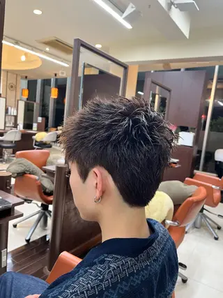 ショート メンズ AROH men's cut&men's perm 船橋店所属・🧊メンズ特化🧊 高木航希のヘアスタイル