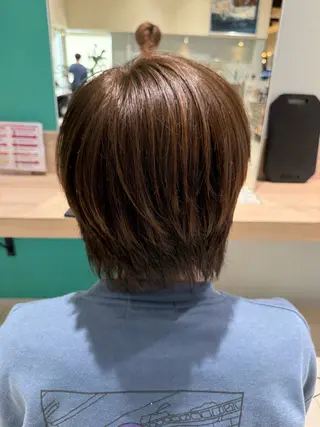 カラー メンズ 作長 晃希のヘアスタイル