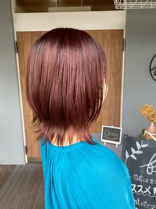 ミディアム カラー fulam所属・MIKU ／fulamのヘアスタイル