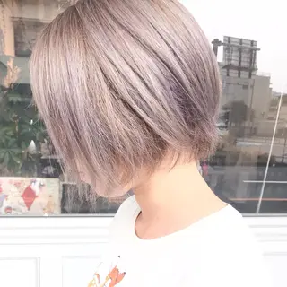 ミディアム カラー ヘアアレンジ Mariana/ 鶴原-ハイライトのヘアスタイル
