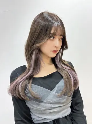 ロング メンズセンターパート 🇰🇷wakanaのヘアスタイル