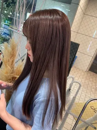 ロング カラー るか/透明感 カラー/アレンジのヘアスタイル