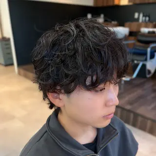 パーマ メンズ 男の理想を叶える🔥 メンズパーマ特化｜関のヘアスタイル