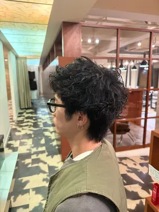 パーマ メンズ 西出 Nishideのヘアスタイル