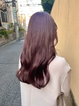 ロング カラー shiori ❤︎ /透明感カラーのヘアスタイル