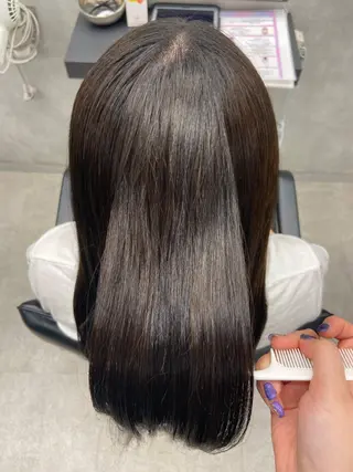 セミロング 宮尾 星夢のヘアスタイル