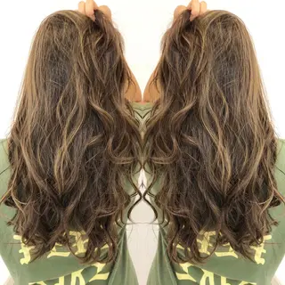 ロング カラー ショート/ボブ/ 白髪ぼかし/しんやのヘアスタイル