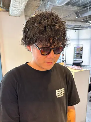 パーマ メンズ レイヤー/大人メンズ パーマ🌀 平島拓也のヘアスタイル