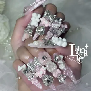 ネイル Lumière/ 超ロング/ワンホンのネイルデザイン