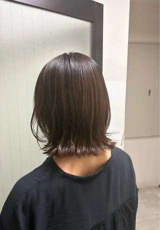 ミディアム ALBUM ACADEMY 清水のヘアスタイル