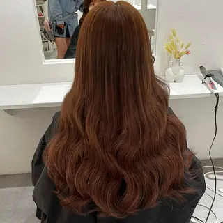 ロング カラー MOE🐈‍⬛🎀 エクステ/ワンホンのヘアスタイル