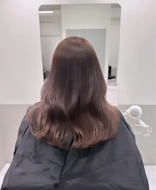 セミロング 池袋/透明感カラー 🎀Yuri🎀のヘアスタイル