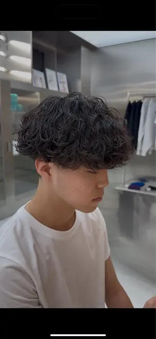 パーマ メンズ 【fifth】渡部 永遠のヘアスタイル