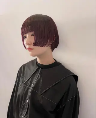 ショート パーマ/ボブ /レイヤー チヒロのヘアスタイル