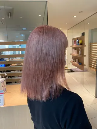 セミロング hair salon mei 十条【メイ】所属・十条/カラー 「yuya」のヘアスタイル